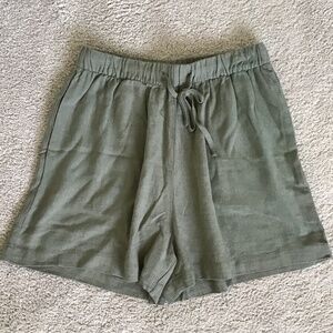 RD Style linen blend shorts